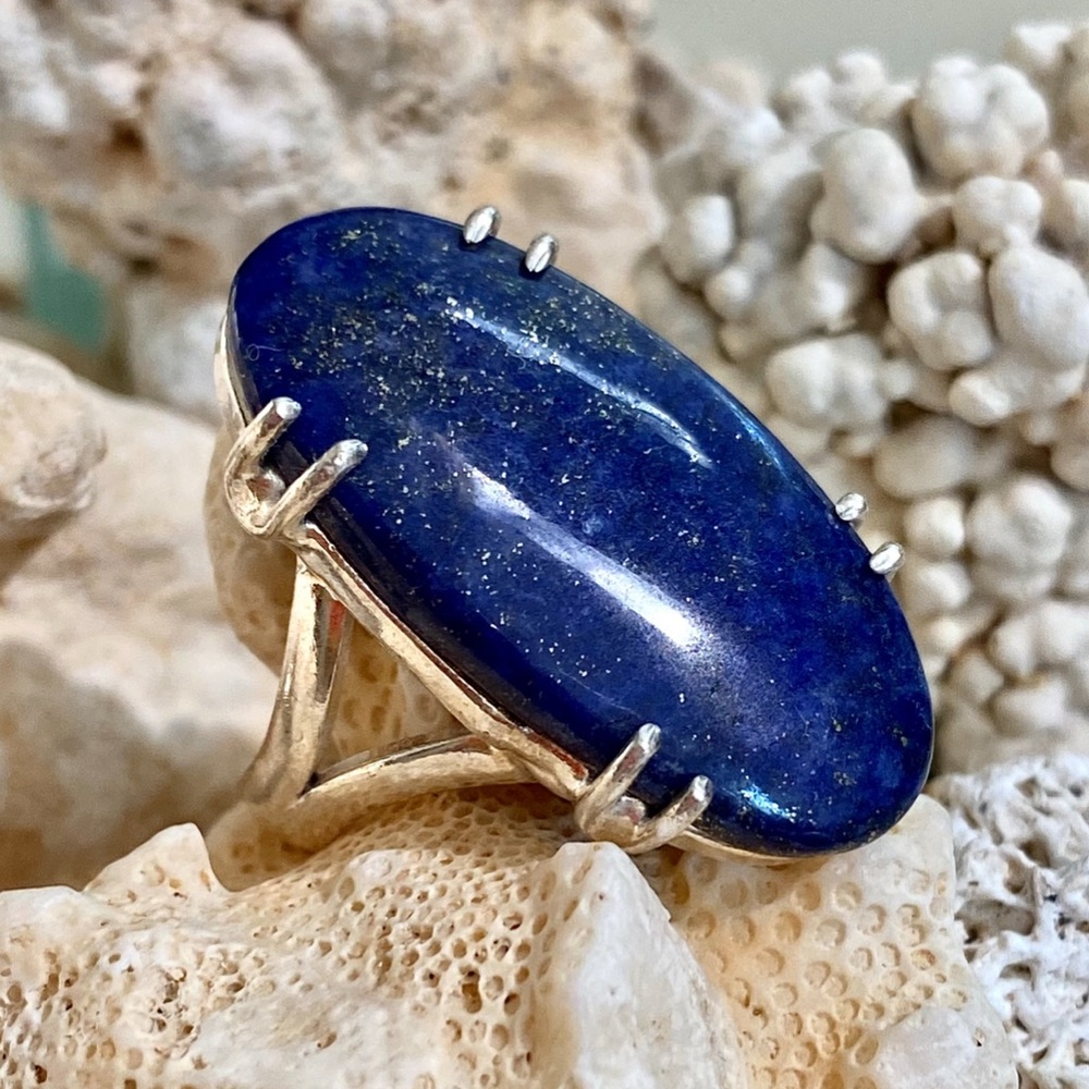 NWOT Artisan Lapis Lazuli Crystal Ring - Picture 6 of 16